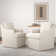 Set Of 2 Upholstered Troy With Casters