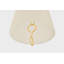 Mitzi  wide 1 light pendant in aged brass Christine-114598525-114598524