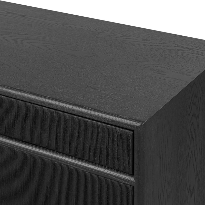 Rosenell Sideboard-Black Oak Veneer, Black