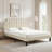 Queen size Bed with Adjustable Tufted Headboard, Platform Bed, Mattress foundation, No Box Spring Needed-2101124069-2101124064