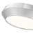 Grenshaw 12 inch Brushed Nickel 1 Light Flush Mount-123223088