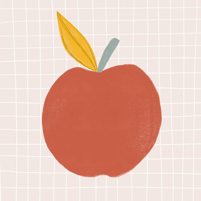 " Hello Twiggs Red Apple " by Claudia Casal