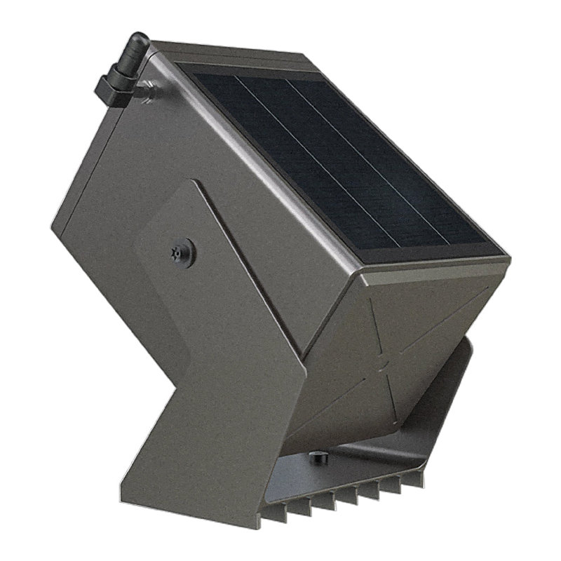 Beyond Solar Matte Black Low Voltage Integrated LED Aluminum Spotlight