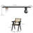 4 - Person Solid Wood Top Double Pedestal Dining Set-99311334