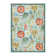 Floral Machine Washable Rug with Non Slip TPR Backing, Non Shedding Soft Low Pile Rug for Living Room Bedroom Nursery