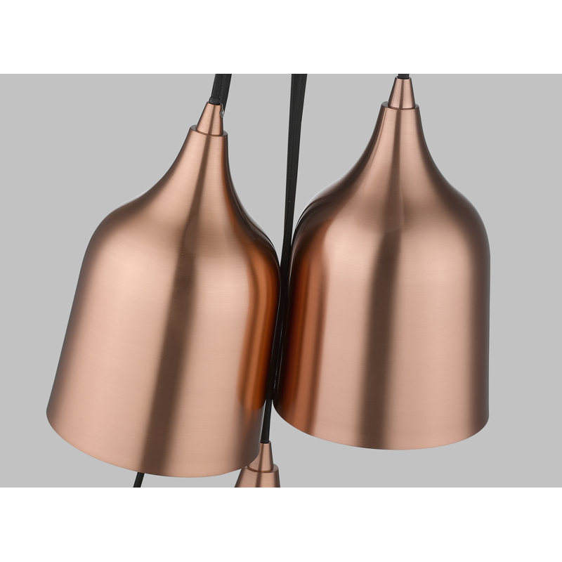 Corine 6 - Light Cluster Pendant, Copper