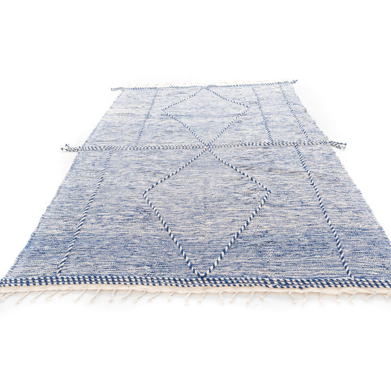 Tapis bleu Odea