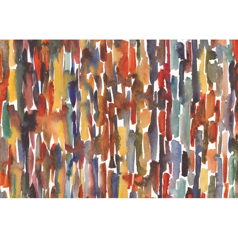 Strata II by Cheryl Warrick - Wrapped Canvas Painting, 30cm H x 46cm W x 3.8cm D