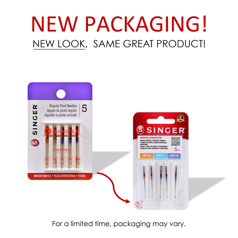 Singer 30ct Regular Point Needles Sewing Notion