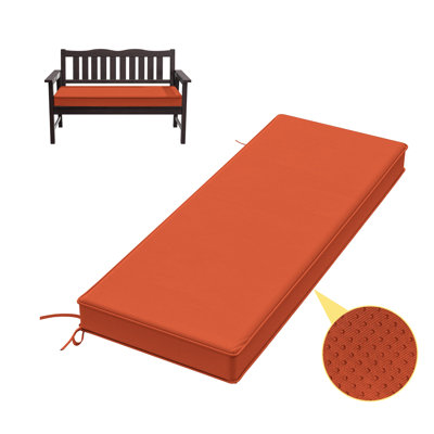 3" Thick Anti-Slip Bench Cushion For Indoor And Outdoor Use