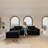 Cloud Sectional Couch With L-Shape Chaise,Modern Modular Sofa With Deep Seat, Upholstered Couches For Living Room Bedroom,No Assembly Required, Black-325001120