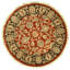 High-Quality Hand-Knotted Red And Black Area Rug