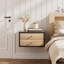 Soltanica 40cm W Manufactured Wood Bedside Table-867839079