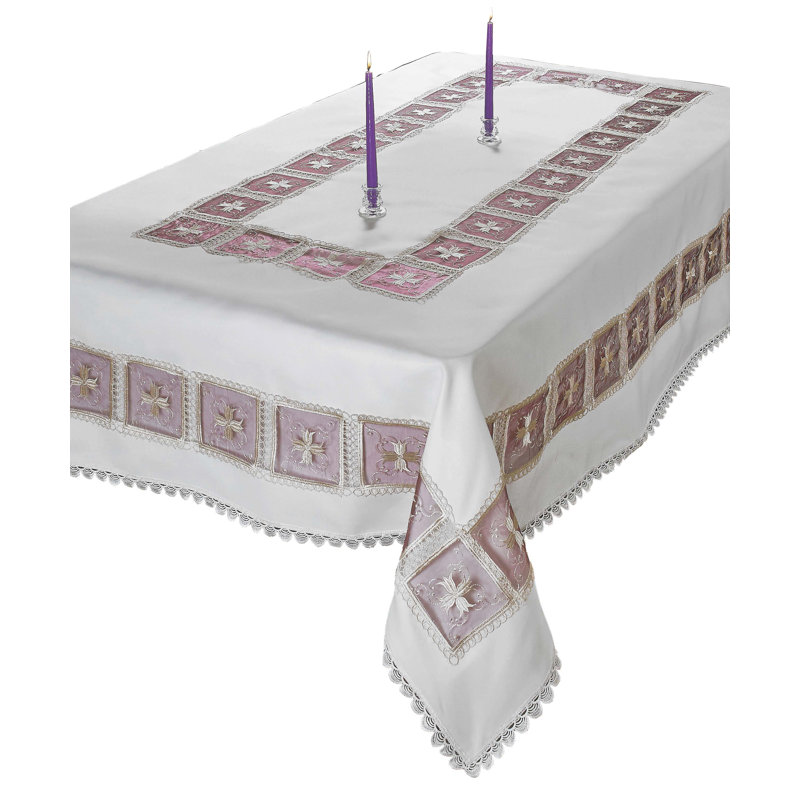 Fête Cambria, L 88 po x l 70 po, Blanc