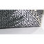 Tapis géométrique en cuir tissé à la main / gris anthracite Phillis-638080762