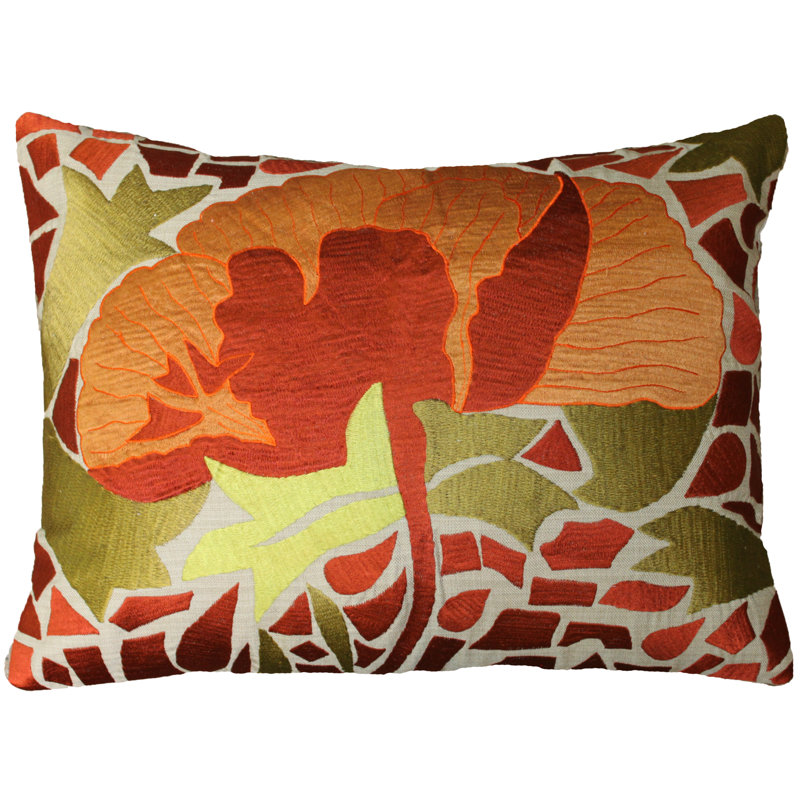 Gulmuhar Rectangular Pillow Cover & Insert