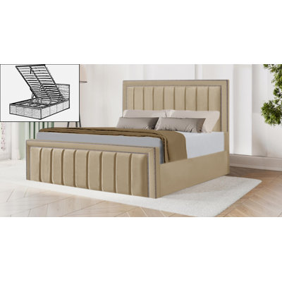 Luciana Upholstered Ottoman Storage Bed