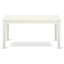 L'ensemble de salle à manger 5 pièces comprend une table de salle à manger rectangulaire et 4 chaises rembourrées en tissu Shitake, blanc lin-147232882-147232883-147232880