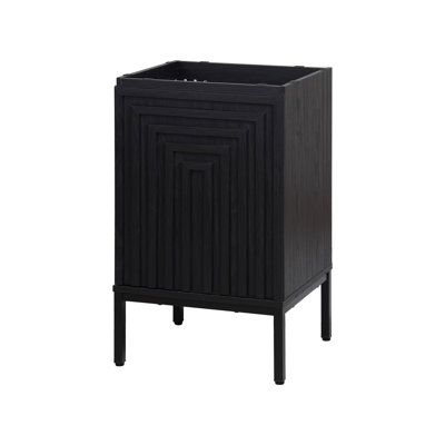 Rowan 20 in. W x 18 in. D x 33 in. H Geometric Modern Transitional 2-Shelf Bath Vanity Cabinet Only (Sink Basin Not Included)