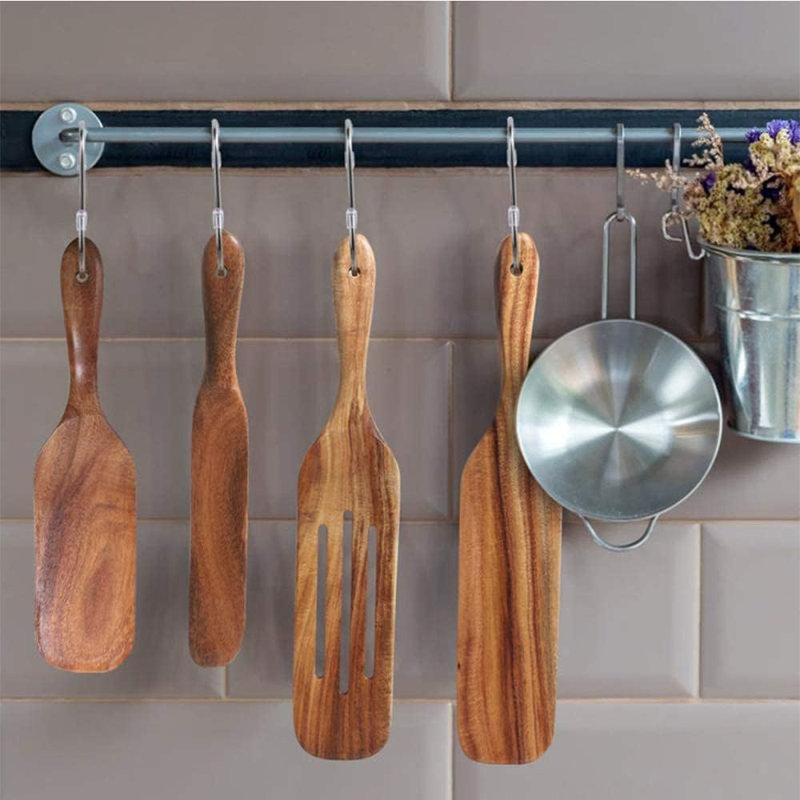4-piece Acacia Wood Spurtle Set