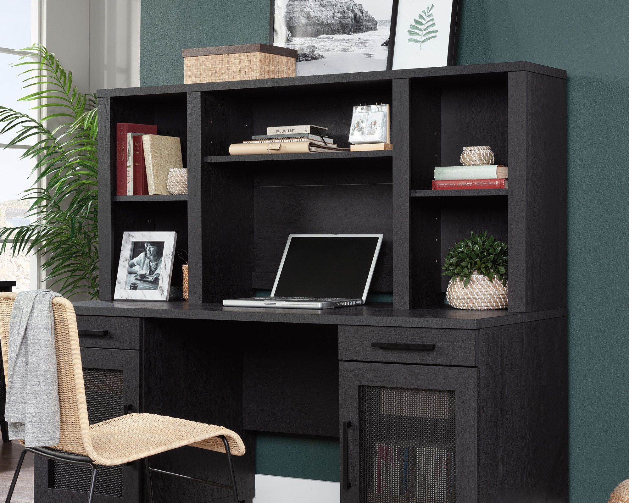Crafters and Weavers Tiffin Line Computer Hutch | Wayfair