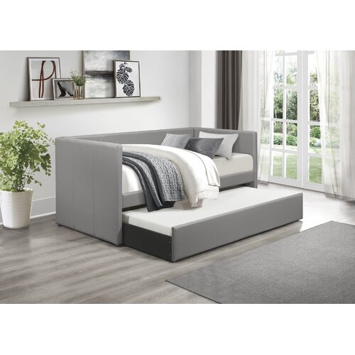 Latitude Run® Blisse Upholstered Daybed with Trundle & Reviews | Wayfair