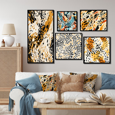 Louann - Abstract Wall Decor Set Of 5