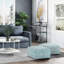 Pouf carré en coton 20 po Nate-1554349888