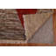Tapis brun noué à la main de conception unique 7 pi 1 po x 9 pi 9 po