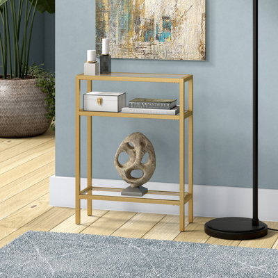 Adamson 55.9cm Glass Top Console Table