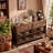 Walnut Sideboard with Large Storage and Glass Door