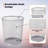 Bensonhurst Silver Round Metal Mesh Open Waste Paper Bin Lightweight Circular Mesh Trash Can (12L)