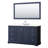 Avery 60 " W Freestanding Standard Free Standing 1 Single Vanity Bathroom Vanity With Quartz Top with Mirror-98251645-98251647-98251646