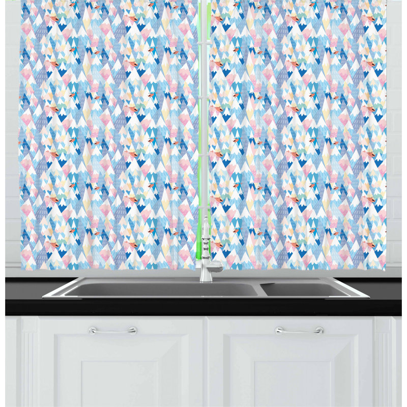 Rideau de cuisine oiseaux