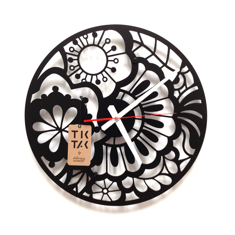 Floro Metal Wall Clock