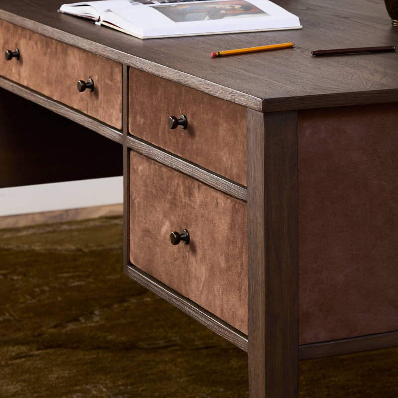 Mikeal Solid Wood Writing Desk