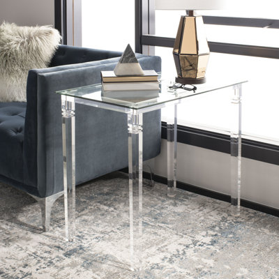 Table de bout en verre Amelie