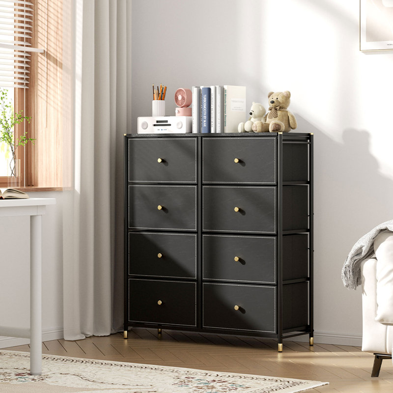 Andrielle 88cm W 8 - Drawer Chest of Drawers
