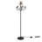 5 - Light Modern Black Crystal Floor Lamp