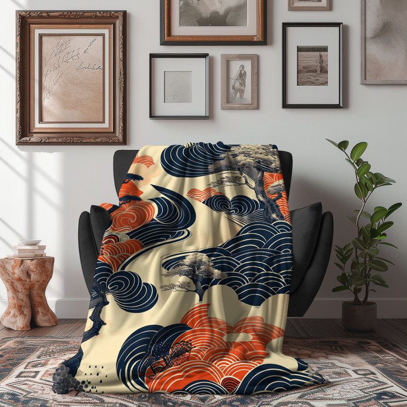 Couverture Zen Bamboo Serenity, Grand lit