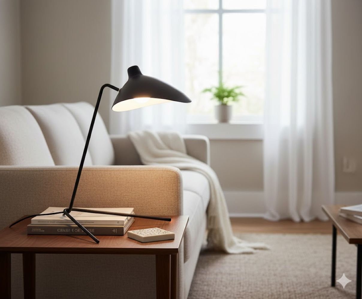 Whit Desk Lamp, Matte Black