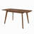 Rectangular Natural Walnut Dining Table