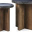 MEZES Stone Nesting End Table