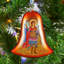 Holiday 3.5'' Handmade Glass Photo Ornament