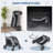 Costway Extra Large Dog Stroller With Dual Entry Safety Belt Adjustable Handle 4 Wheels-101184198