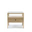 Spindle 1 - Drawer Solid Wood Nightstand-69970342