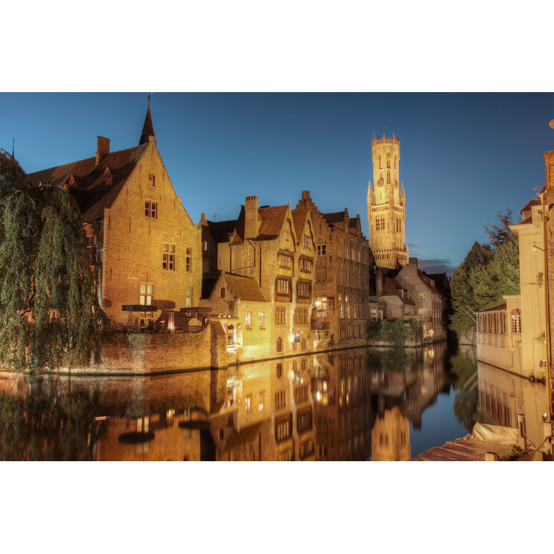 Bixton Bruges by Robvs - Wrapped Canvas Print, 61cm H x 91cm W 3.8cm D