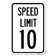 SignMission Speed Reduction Sign Speed Limit 10 Mph/22877 - Wayfair Canada