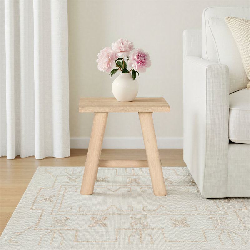 McGreggor Solid Wood Accent Stool