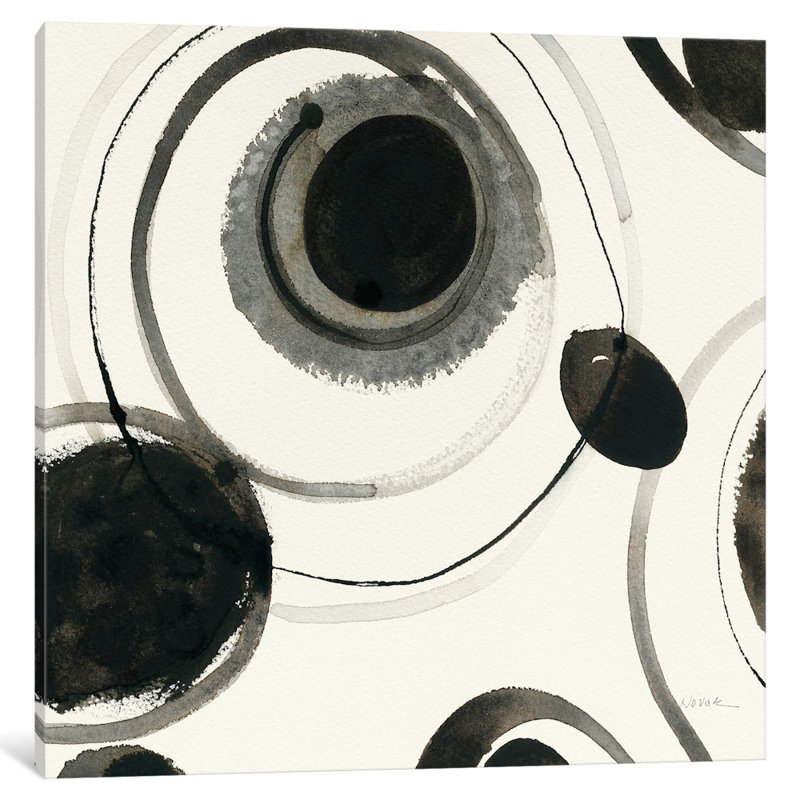 « ii », reproduction d’art sur toile tendue Planetary, H 12 po x l 12 po x P 1,5 po, Toile avec cadre blanc